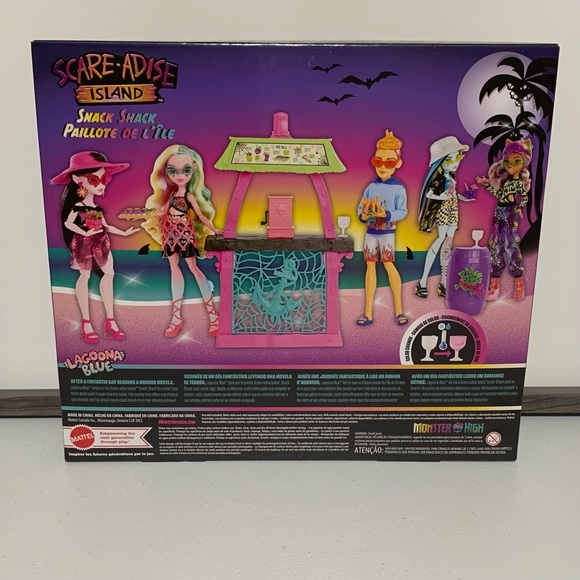 Monster High®: Scare-adise Island Lagoona Blue™ Snack Shack Playset-New - Picture 2 of 9